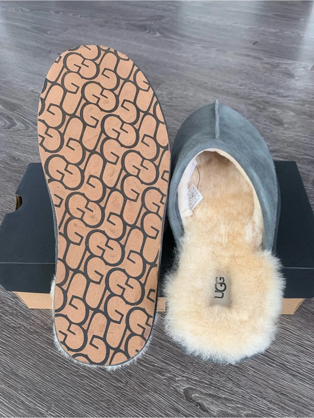 UGG Men's vanwyn Suede Shearling-Lined Slipper